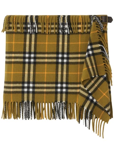 Burberry decorative buckle skirt - Green - zdjęcie produktu nr 1