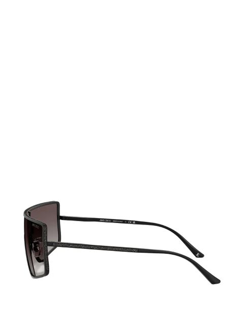 Jimmy Choo Xara rectangle frame sunglasses - Black