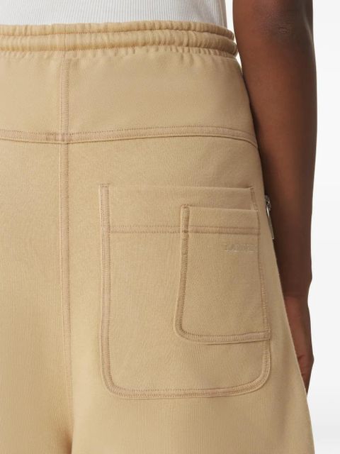 Lanvin zip pleated shorts - Neutrals