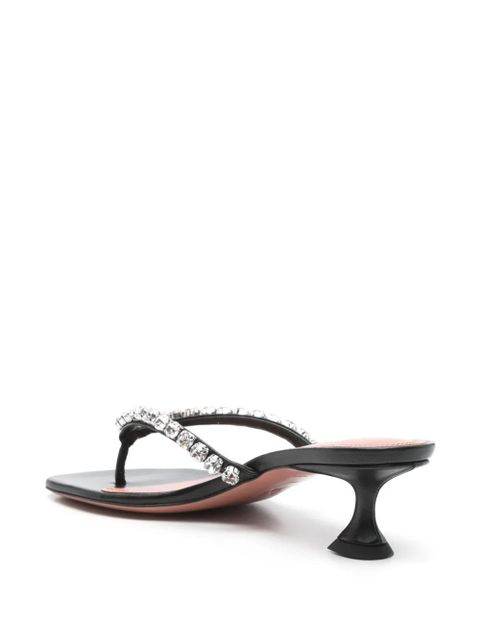 Amina Muaddi 40mm Gigi sandals - Black