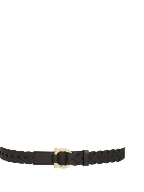 Ferragamo Gancini fixed belt - Brown