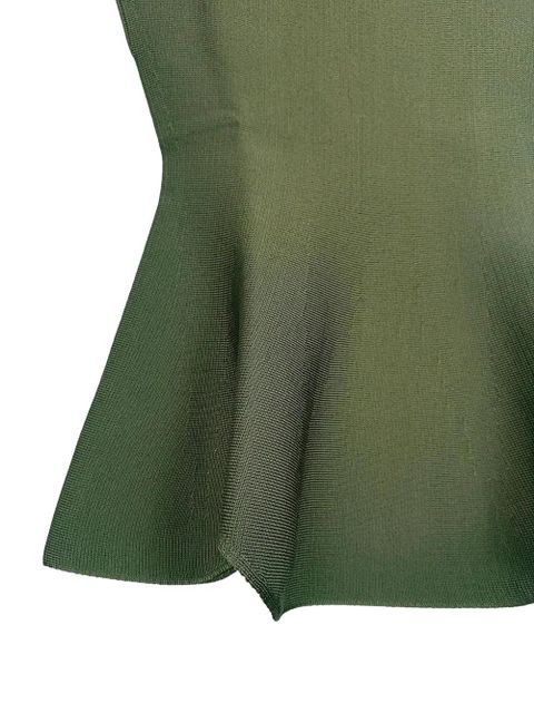 KHAITE Andra knit-top - Green