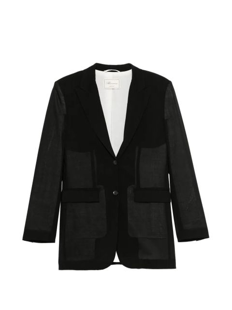 Blumarine patch-pocket blazer - Black - zdjęcie produktu nr 1