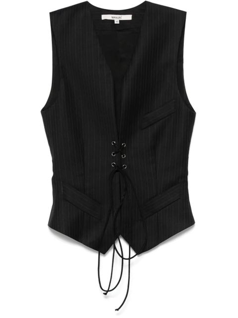 MANURÍ Poppy vest - Black - zdjęcie produktu nr 1