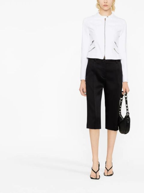 ISABEL MARANT Leys band-collar denim jacket - White - zdjęcie produktu nr 2