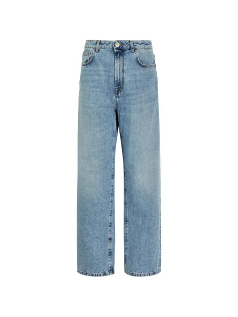 Róhe buttoned straight jeans - Blue - zdjęcie produktu nr 1