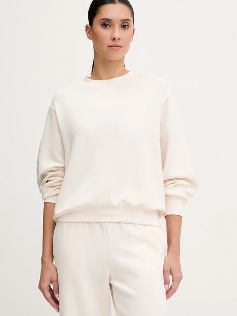 Banana Moon bluza Welljoy damska kolor bordowy z nadrukiem LIV.WELLJOY - zdjęcie produktu nr 1