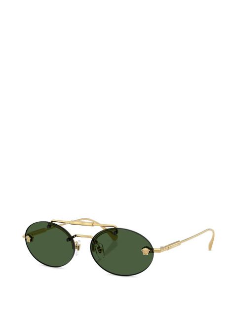 Versace Eyewear oval-frame sunglasses - Gold - zdjęcie produktu nr 2