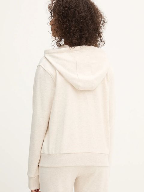 Guess bluza SOFIA damska kolor beżowy z kapturem gładka O5RQ01 KCO31