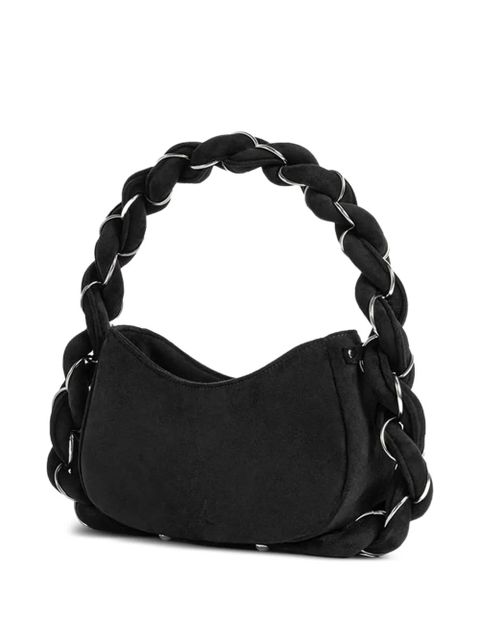 Manière De Voir Somme suede handbag - Black