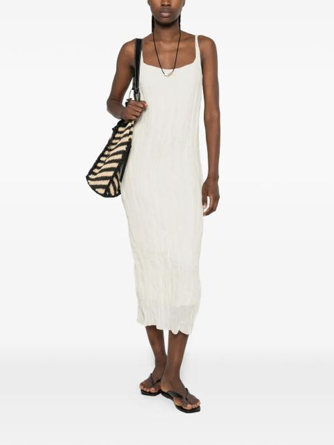 Róhe textured square-neck dress - Neutrals - zdjęcie produktu nr 2