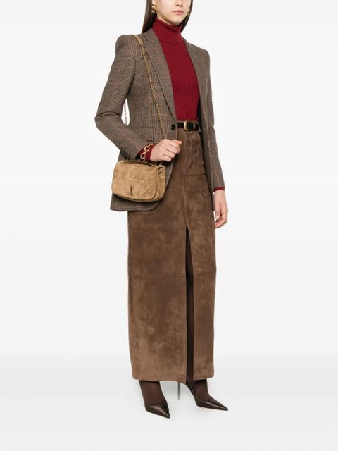 Saint Laurent Jamie 4.3 quilted suede shoulder bag - Brown - zdjęcie produktu nr 2