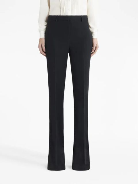 ETRO mid-rise flared trousers - Black