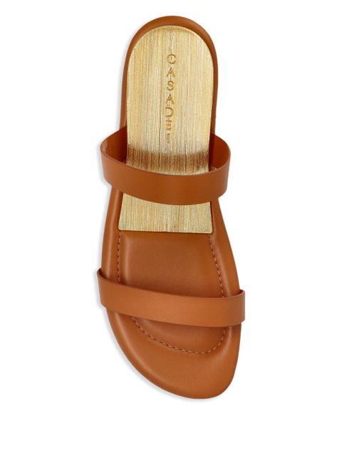 Casadei leather slides - Brown