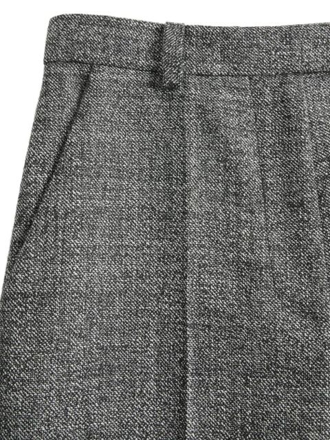 Valentino Garavani pressed-crease virgin-wool trousers - Grey