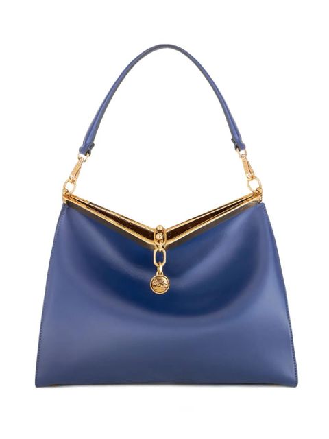 ETRO medium Vela leather shoulder bag - Blue - zdjęcie produktu nr 1