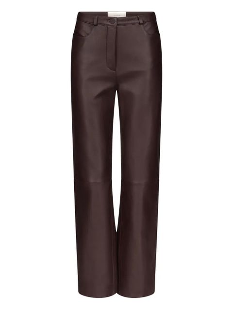 LouLou de Saison Cobe leather trousers - Brown - zdjęcie produktu nr 1