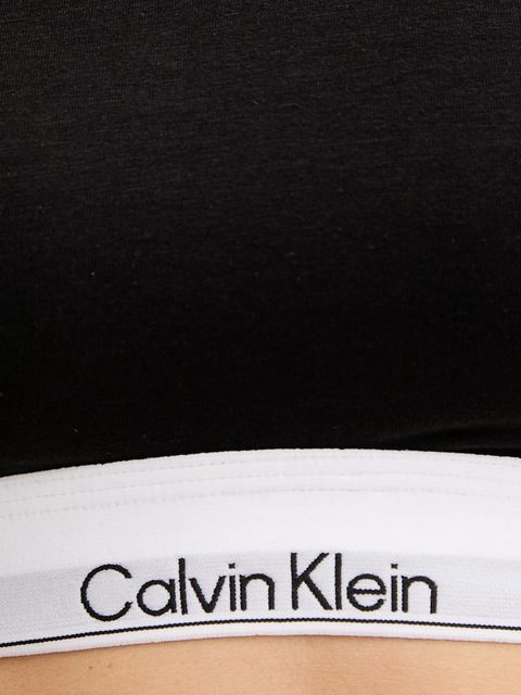 Calvin Klein Underwear top kolor czarny z półgolfem LV00QF8383