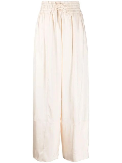 Jil Sander pressed-crease palazzo pants - Neutrals - zdjęcie produktu nr 1