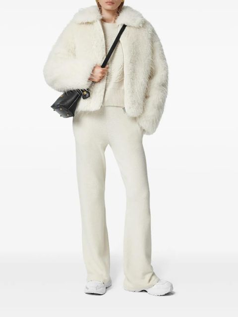 Versace flared towel track pants - Neutrals - zdjęcie produktu nr 2