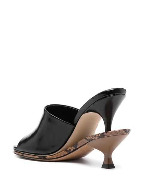 Jacquemus The Double 110mm mules - Black