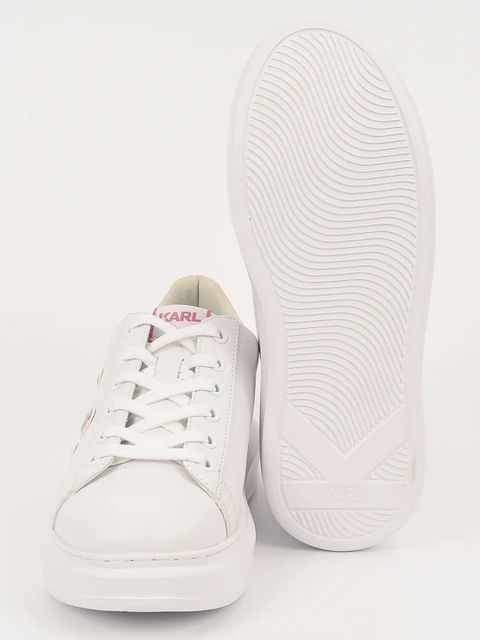Karl Lagerfeld sneakersy skórzane KAPRI damskie kolor biały KL62511A