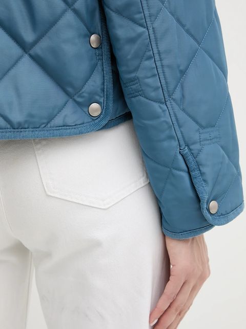 Tommy Hilfiger kurtka kolor niebieski przejściowa WW0WW47998