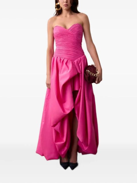 Aje Estelle ruched asymmetric maxi dress - Pink - zdjęcie produktu nr 2