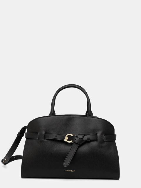 Coccinelle torebka skórzana SABINE kolor czarny E1 TLA 18 04 01 - zdjęcie produktu nr 1