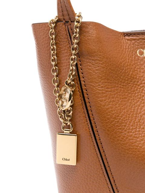 Chloé small Spin tote bag - Brown