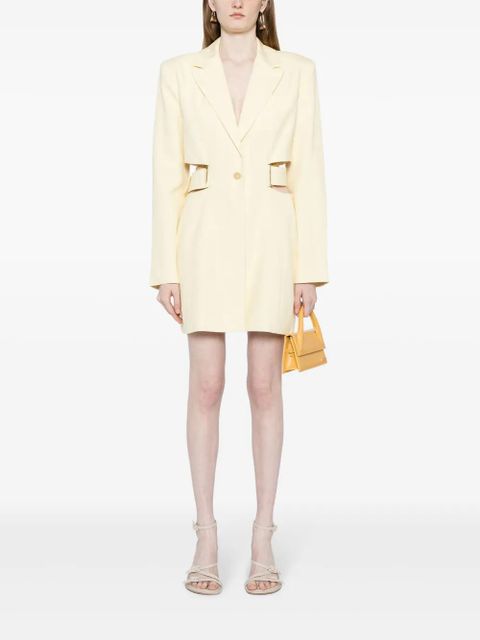 Jacquemus La Robe Bari blazer minidress - Yellow