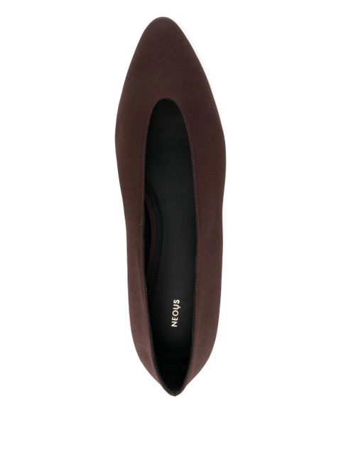 NEOUS 5mm Beid flat pumps - Brown