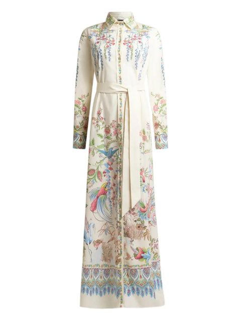 ETRO floral-print shirt dress - Neutrals - zdjęcie produktu nr 1