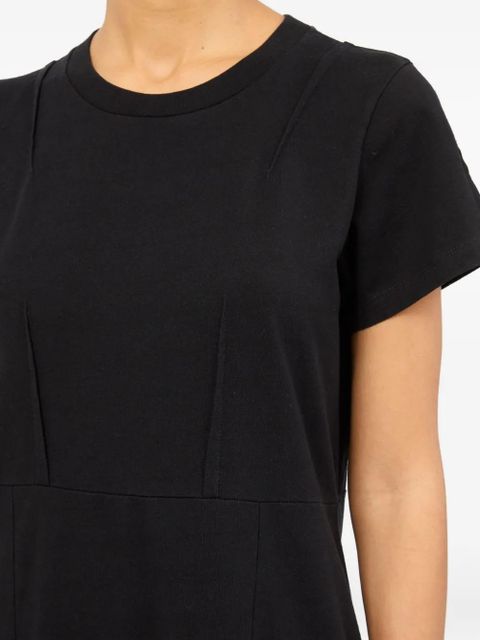 MM6 Maison Margiela short-sleeve midi dress - Black