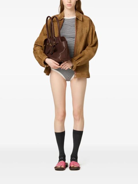 Miu Miu suede jacket - Brown - zdjęcie produktu nr 2