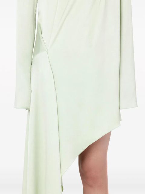 JW Anderson long-sleeve asymmetric dress - Green