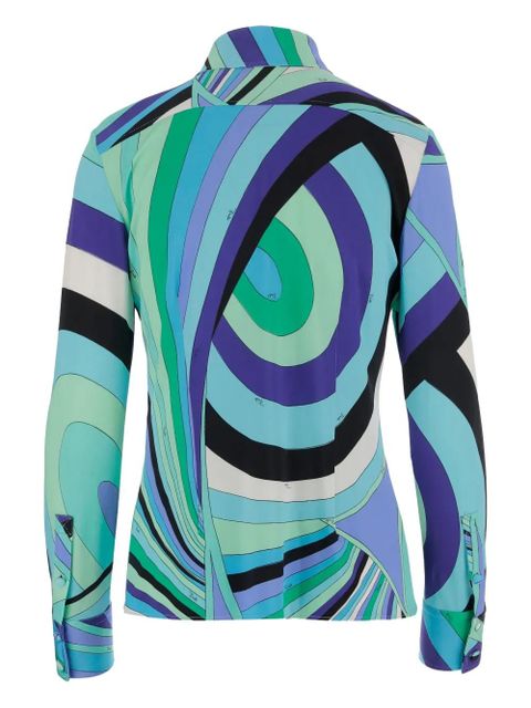 PUCCI Iride-print shirt - Blue - zdjęcie produktu nr 2