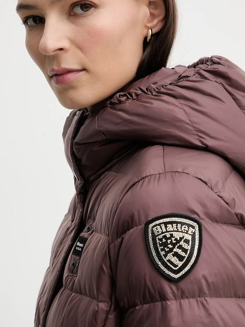 Blauer kurtka puchowa ANITA kolor czerwony przejściowa BLDK03101