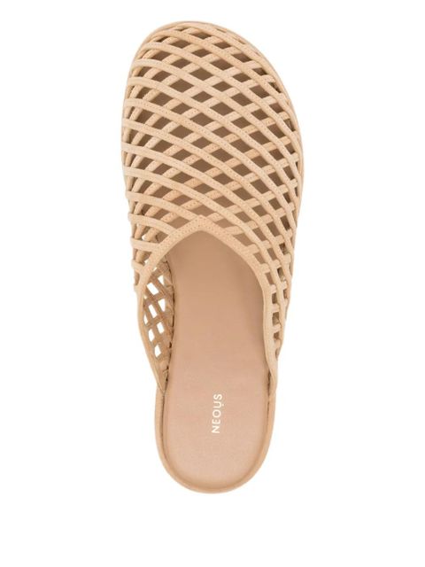 NEOUS Atik mules - Neutrals