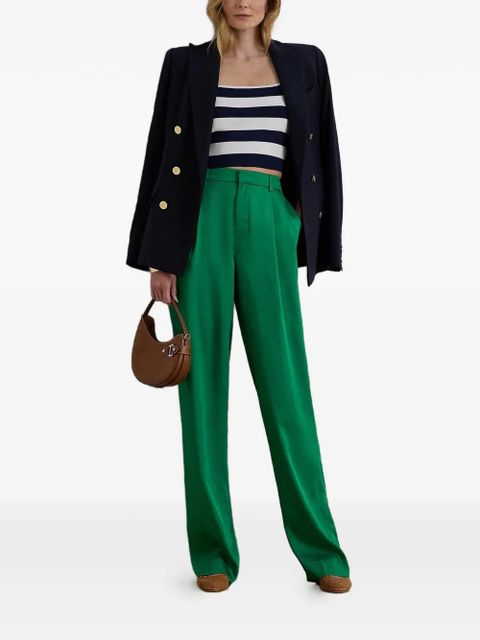 Lauren Ralph Lauren stripped cropped vest - Blue - zdjęcie produktu nr 2