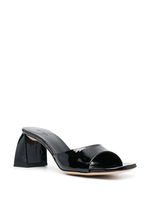 BY FAR 80mm Romy sandals - Black