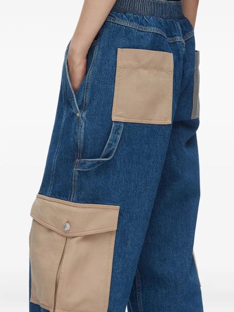 3.1 Phillip Lim patchwork multi-pocket trousers - Blue