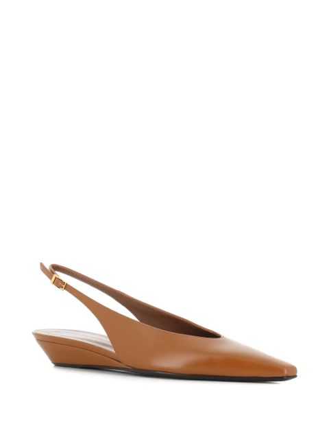 Giuseppe Zanotti Orsola slingback leather pumps - Brown - zdjęcie produktu nr 2