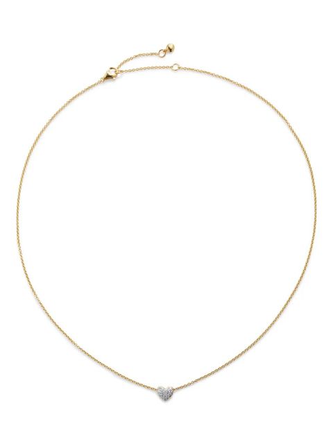 Monica Vinader 18kt yellow gold vermeil Heart diamond necklace - zdjęcie produktu nr 1