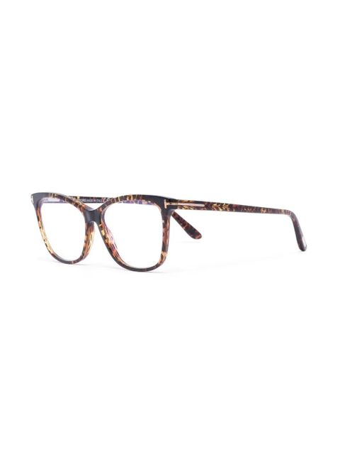 TOM FORD Eyewear Double Clip-On sunglasses - Brown