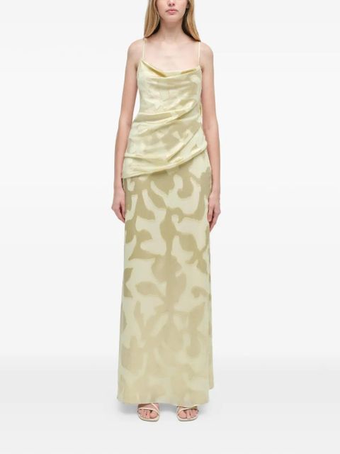 Simkhai Jessa drapped maxi dress - Neutrals - zdjęcie produktu nr 2