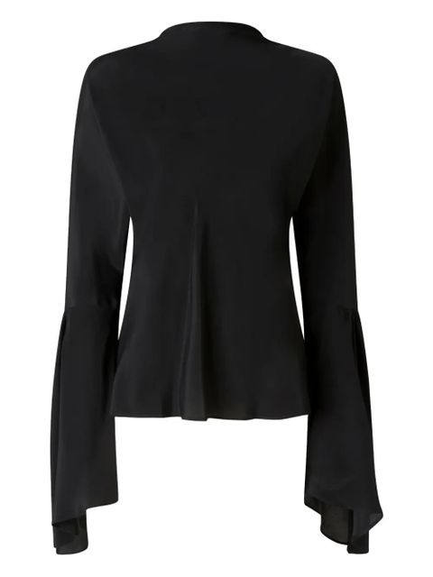 PINKO V-neck blouse - Black - zdjęcie produktu nr 2