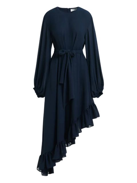 Essentiel Antwerp ruffle asymmetrical dress - Blue - zdjęcie produktu nr 1