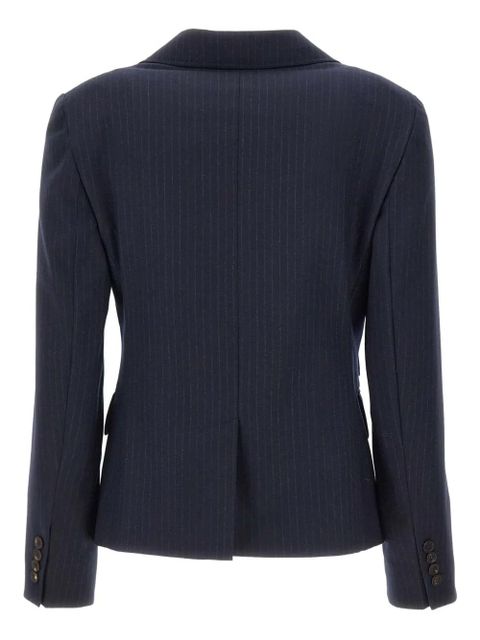Max Mara pinstripe button blazer - Blue - zdjęcie produktu nr 2
