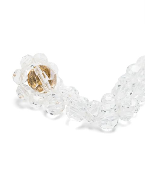 Simone Rocha Drip crystal-beads dangle earrings - Neutrals - zdjęcie produktu nr 2